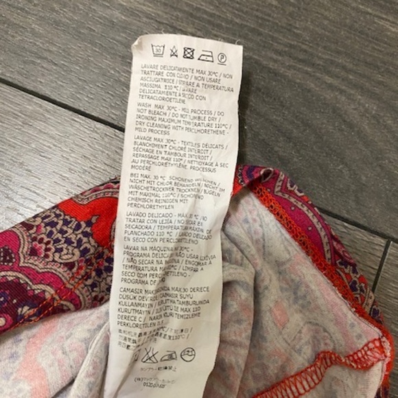 Weekend Max Mara Paisley Boho Top Size S - Picture 6 of 6